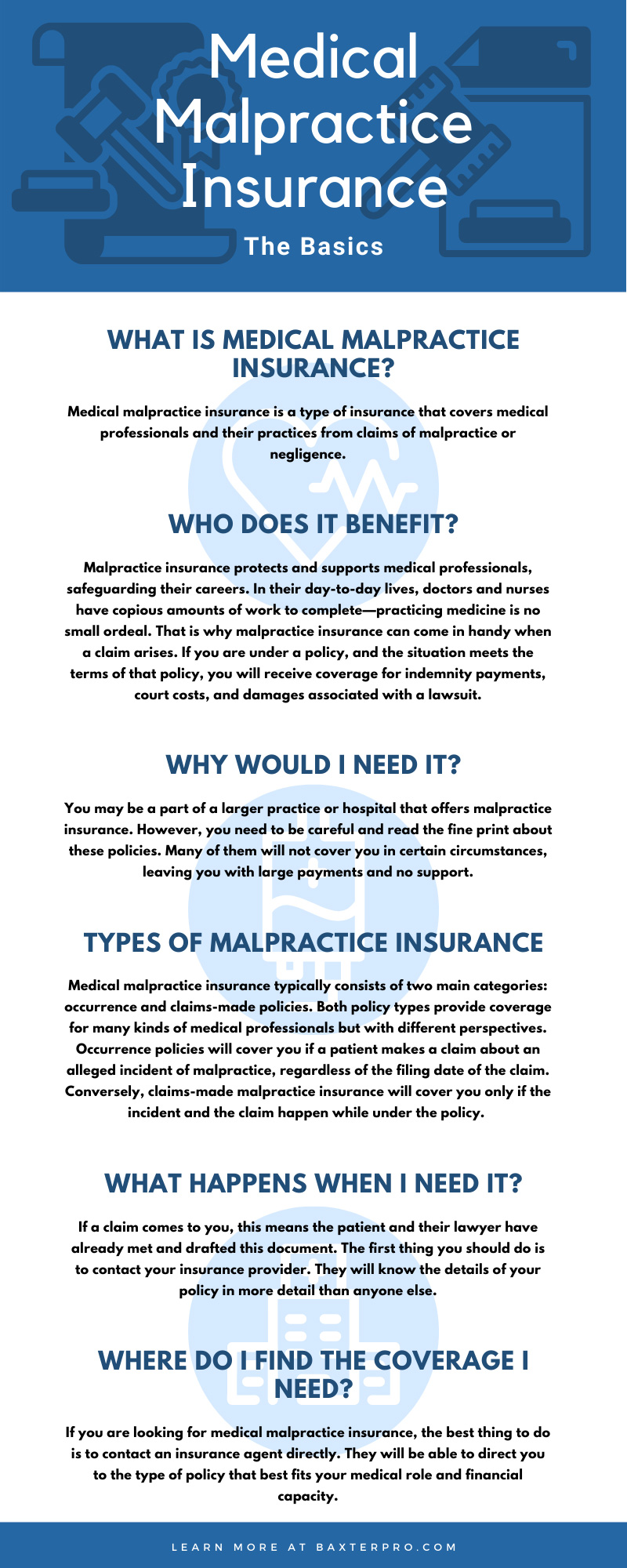 Medical Malpractice Insurance The Basics 0637